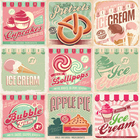 Adesivo de Azulejo Vintage Candy 10x10 100un