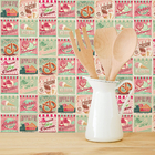 Adesivo de Azulejo Vintage Candy 15x15 kit 36un