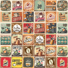 Adesivo de Azulejo Vintage Coffee Cozinha 20x20cm 24un