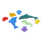 Adesivo de Banho Infantil Gel Animais do mar Multicolorido Imangel