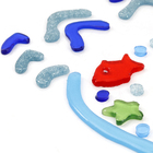 Adesivo de Banho Infantil Gel Aquário Multicolorido Imangel