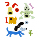 Adesivo de Banho Infantil Gel Cachorro Multicolorido Imangel