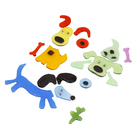 Adesivo de Banho Infantil Gel Cachorro Multicolorido Imangel