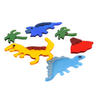 Adesivo de Banho Infantil Gel Dinossauros Multicolorido Imangel