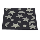 Adesivo de Banho Infantil Gel Estrelas Fosforescente Multicolorido Imangel