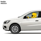 Adesivo De Carro Bart Simpson  Dirigindo