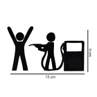 Adesivo De Carro Combustível Mod01