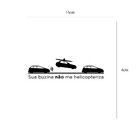 Adesivo De Carro Sua Buzina