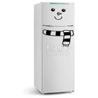 Adesivo De Geladeira Boneco De Neve Cachecol-p 50x50cm