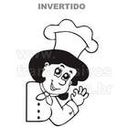 Adesivo De Geladeira Chefe De Cozinha 4-p 30x35cm