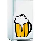 Adesivo De Geladeira Copo De Cerveja-g 50x61cm