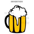 Adesivo De Geladeira Copo De Cerveja-m 37x45cm