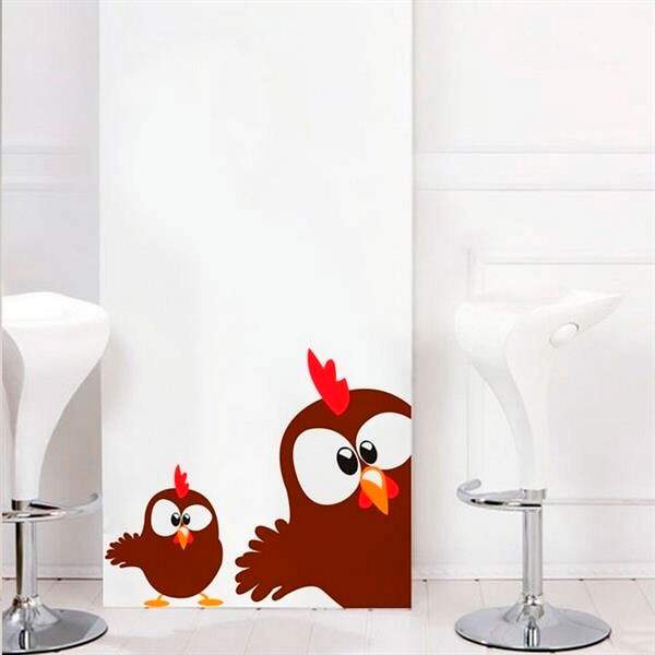 Adesivo De Geladeira Galinha Filhote 1-p 48x49cm