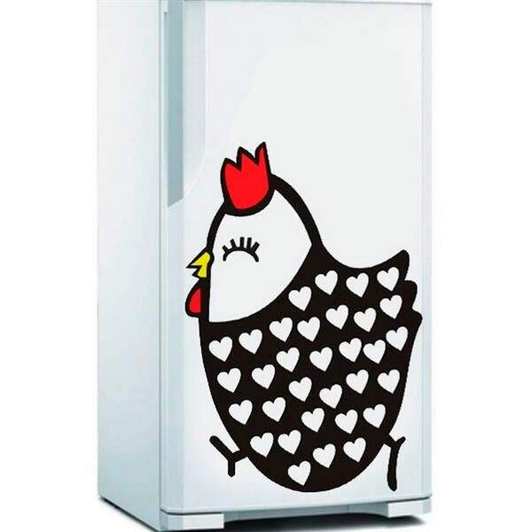 Adesivo De Geladeira Galinha Modelo 1-g 50x72cm
