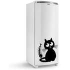 Adesivo De Geladeira Gatinho Espinhos-p 40x45cm