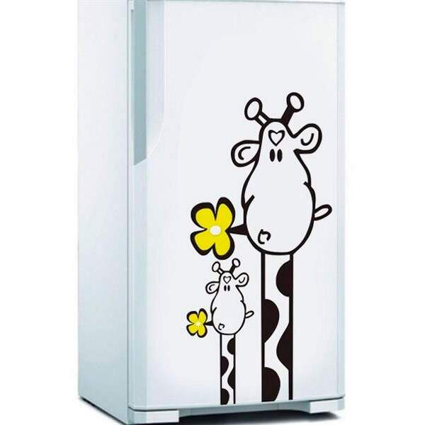 Adesivo De Geladeira Girafa Girafinha-g 50x100cm