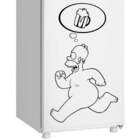Adesivo De Geladeira Homer-m 40x66cm