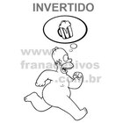 Adesivo De Geladeira Homer-m 40x66cm