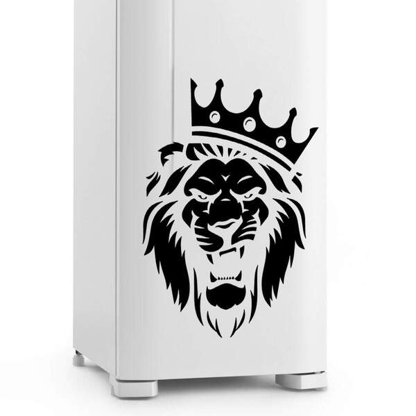 Adesivo De Geladeira Leão De Judá-p 50x63cm