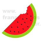 Adesivo De Geladeira Melancia-g 50x52cm
