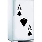 Adesivo De Geladeira Naipe De Carta As De Espada-p 30x50cm