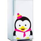 Adesivo De Geladeira Pinguim Agasalho-m 37x47cm