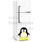 Adesivo De Geladeira Pinguim Amigo-p 25x25cm