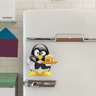 Adesivo de Geladeira Pinguim Cerveja 25x25 cm