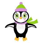 Adesivo De Geladeira Pinguim De Olhos Claros-m 40x50cm