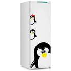 Adesivo De Geladeira Pinguim Dois Filhotes-m 50x62cm