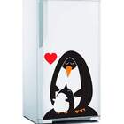 Adesivo De Geladeira Pinguim Filhote Amor De Mãe-p 25x30cm
