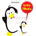 Adesivo De Geladeira Pinguim Gravata-g 50x100cm