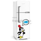 Adesivo De Geladeira Pinguim Pensando Em Peixe-g 45x91cm