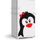 Adesivo De Geladeira Pinguins Borboletinhas-m 81x48cm