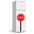 Adesivo De Geladeira Placa De Stop-m 37x83cm