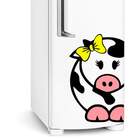 Adesivo De Geladeira Vaca Lacinho-p 25x40cm
