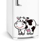 Adesivo De Geladeira Vaquinha Feliz-p 35x26cm