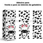 Adesivo De Geladeira Vaquinha Manchas 3-m Porta E Laterais