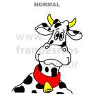 Adesivo De Geladeira Vaquinha Sino-p 25x30cm