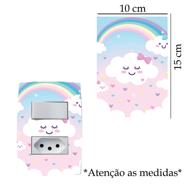 Adesivo De Interruptor Chuva De Benção Mod01