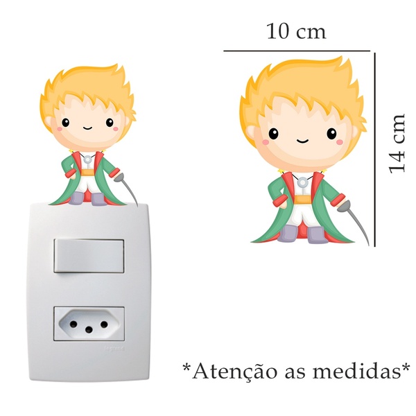 Adesivo De Interruptor Pequeno Príncipe Mod 1