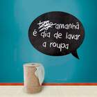 Adesivo De Lousa Para Parede Balão De Fala 02-p 50x40cm