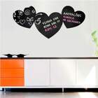 Adesivo De Lousa Para Parede Coracões-p 87x40cm