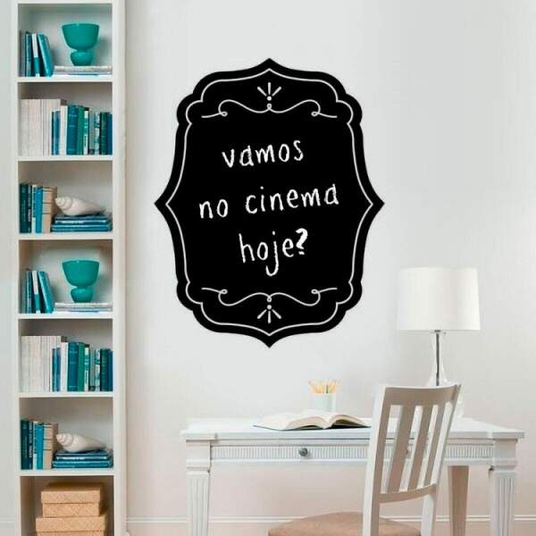 Adesivo De Lousa Para Parede Emblema 07-m 50x60cm