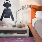 Adesivo De Lousa Para Parede Musica-es 80x120cm