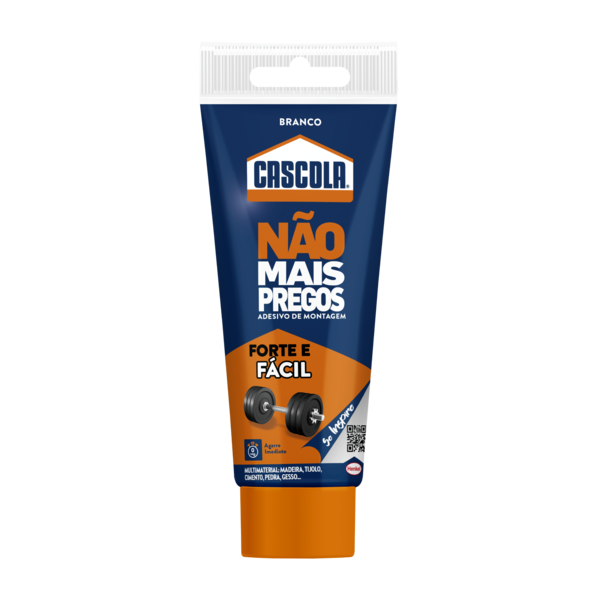 Adesivo de Montagem Base D'Água Multiuso Não Mais Pregos Branco 85g Cascola