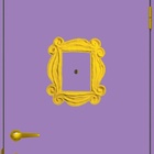 Adesivo De Olho Mágico Moldura Friends