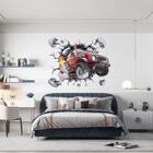 Adesivo De Parede 3d Carro *atenção As Medidas* Medida:50 X 4