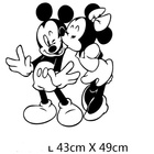 Adesivo De Parede  Mickey E Minnie Mod06