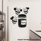 Adesivo De Parede Abelha E Mel